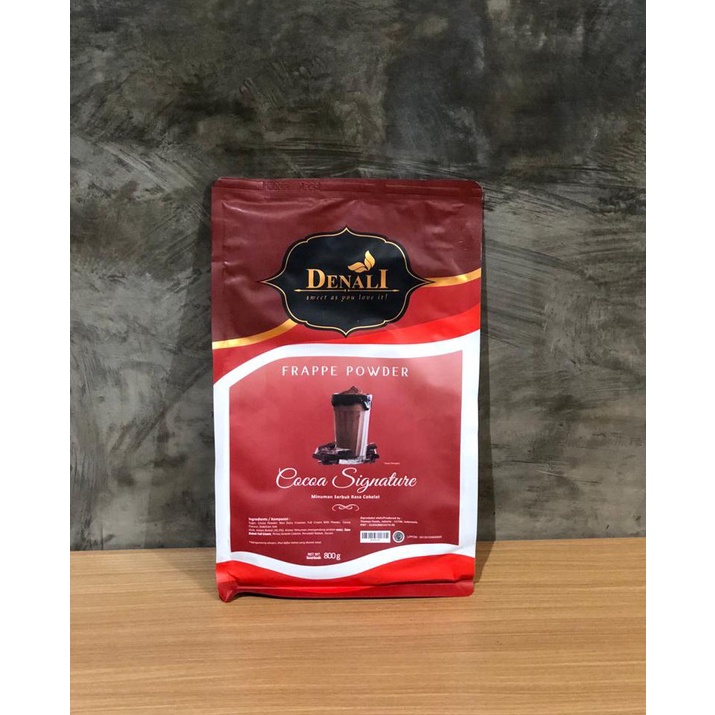 

Serba Murah BUBUK DENALI COCOA SIGNATURE | POWDER COKLAT | COKELAT | CHOCOLATE 800 gr Ready