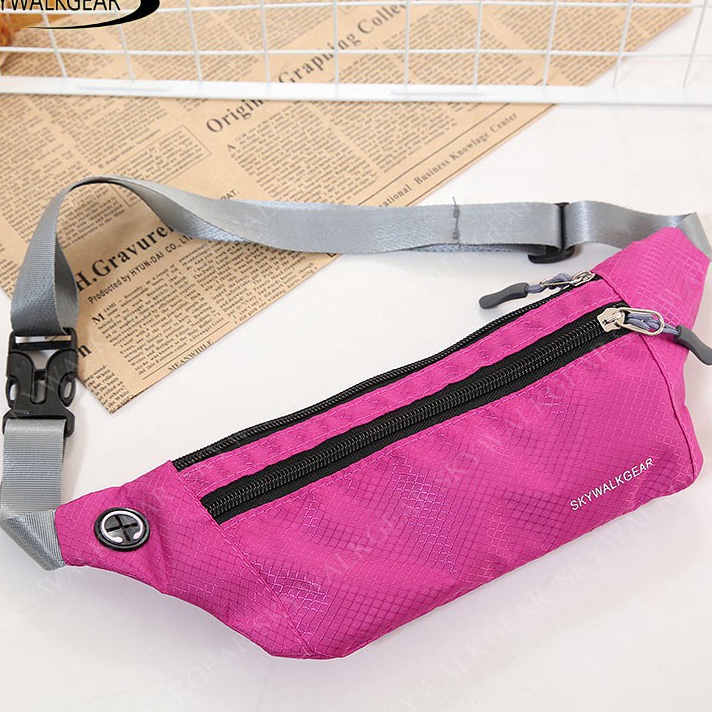 Bebas Ongkir Skywalkgear ORIGINAL Tas Pinggang Olahraga TIPIS SLIM RINGAN Anti Air Pria dan Wanita ⤴