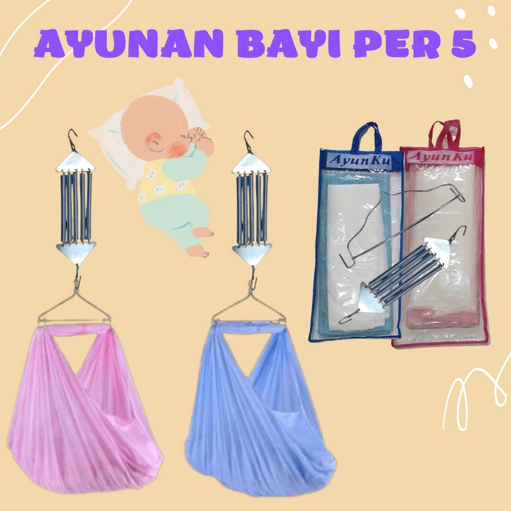 H4rga Murah Ayunan Bayi AYUNKU Per 5 SET [132]