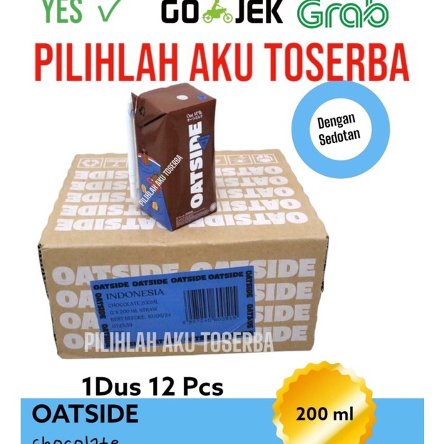 

Ready Stok OATSIDE CHOCOLATE SEDOTAN Susu Oat Milk 200 ml - ( 1 DUS ISI 12 ) ➩↓✮≛