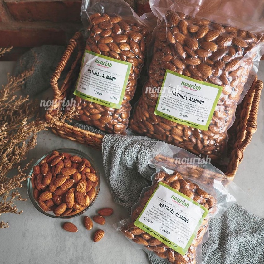 

Best Natural Raw Whole Almond (Almond Mentah) 1Kg Kirim Sekarang