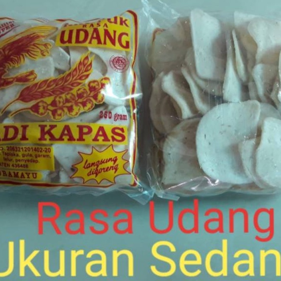 Harga Murah Kerupuk Udang Cap Padi Kapas Dijual