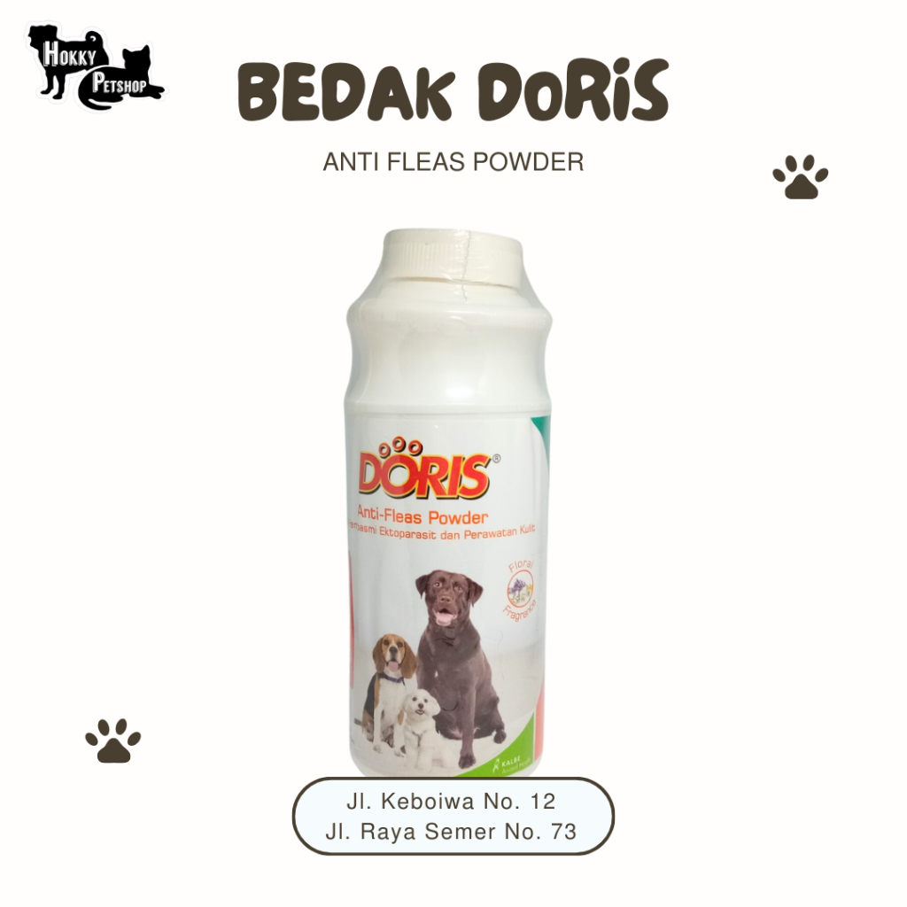 Bedak Doris Anjing dan Kucing/Bedak Anti Kutu