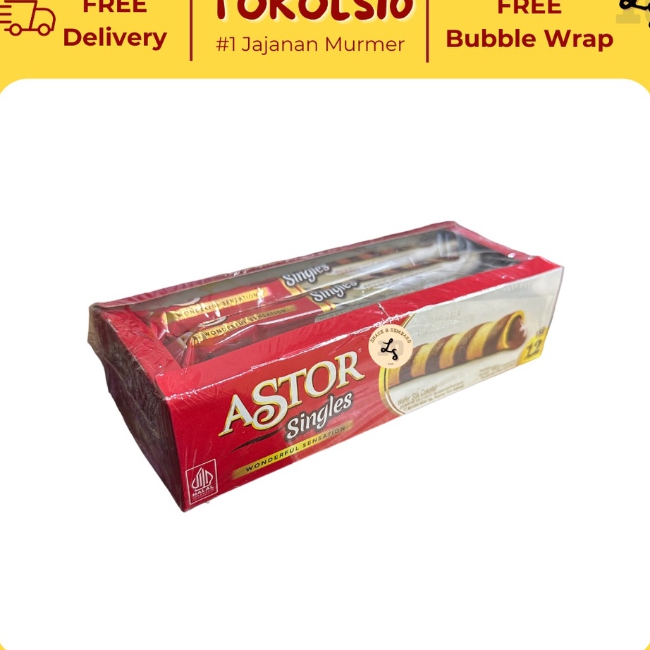 

❂Kirim Langsung✴ Astor Singles Mayora 1 Pack Isi 12 pcs @14gr R43 ↔