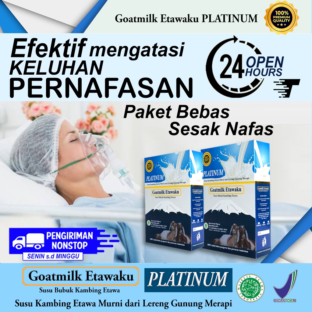 

Susu Kambing Etawa GOATMILK ETAWAKU PLATINUM 250gr (80% Susu Kambing)
