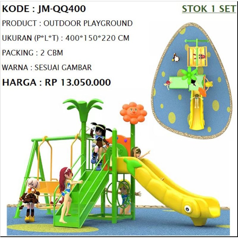 PEROSOTAN OUTDOOR PLAYGROUND ANAK-ANAK lucu
