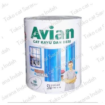 AVIAN CAT KAYU DAN BESI 328 & (ALUMUNIUM) - 1L BERKUALITAS CAT BESI CAT KAYU CAT FURNITUR RUMAH CAT 