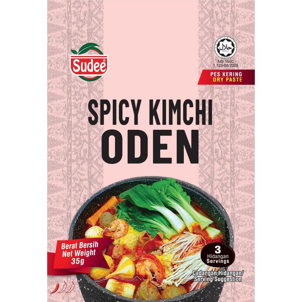 

Bumbu Sudee Spicy Kimci Oden Halal mudah di gunakan bumbu instan Racik Kimchi Oden korea yang menggoda