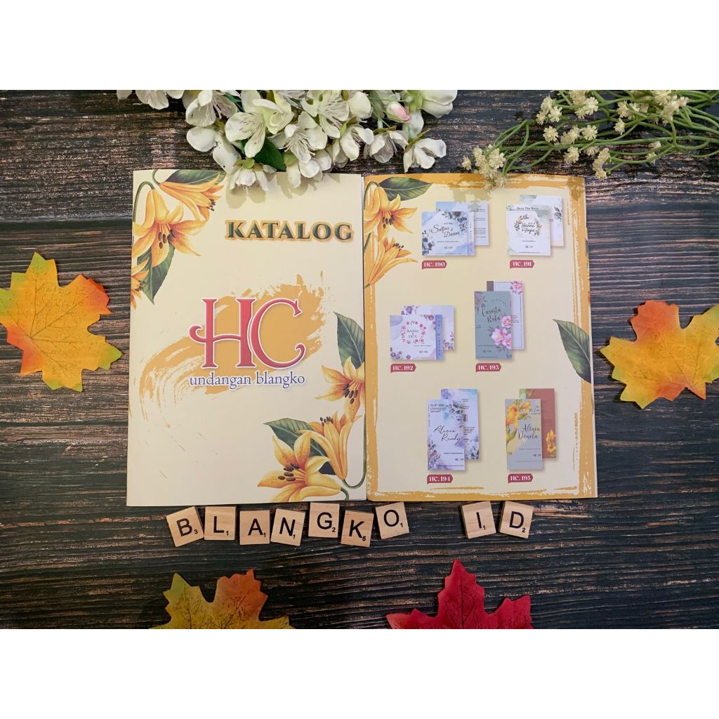 Katalog Blanko Undangan HC 190-195