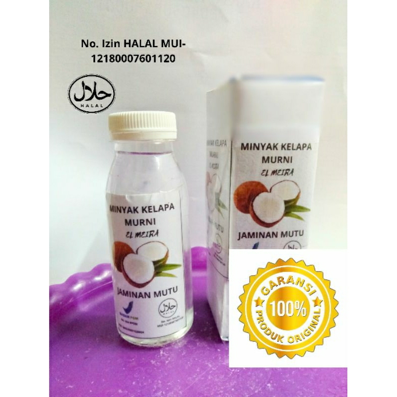 

MINYAK KELAPA MURNI (klentik) EL-meira coconut oil asli