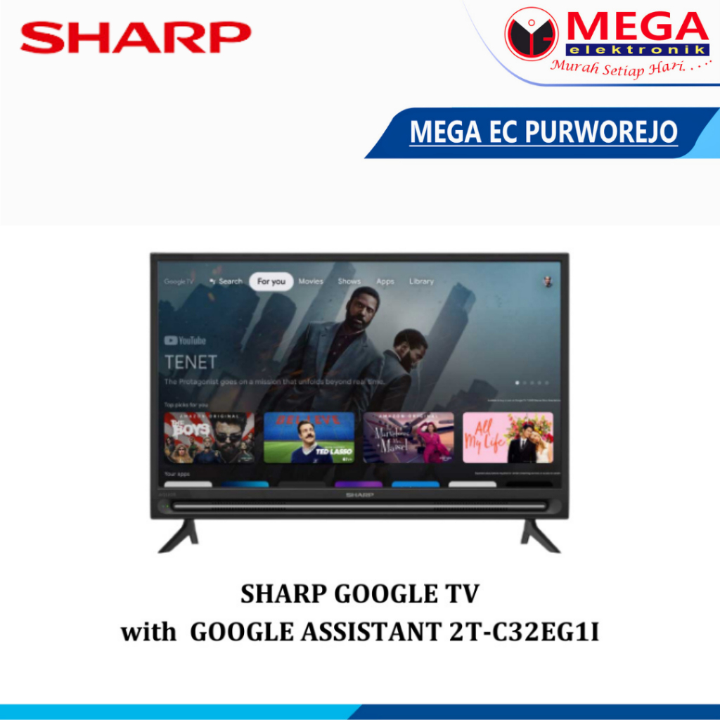 LED SHARP SH 2T-C32EG1|  SMART ANDROID TV 32 INCH