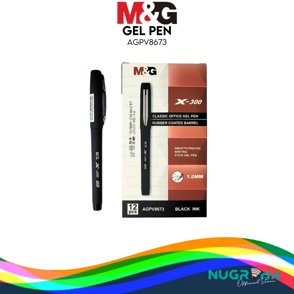 

M&G AGPV8673 Ballpen Ballpoint Pulpen Gel Pen Pena 1.0 mm