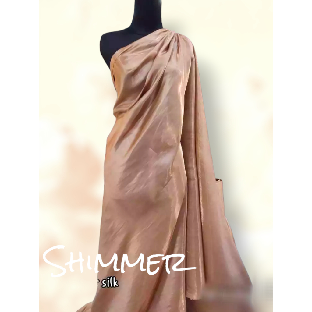 BAHAN KAIN SHIMMER SILK METERAN PREMIUM