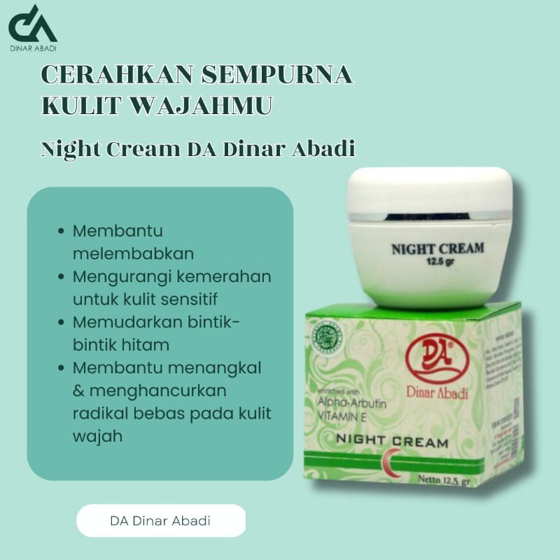 DA Dinar Abadi Night cream