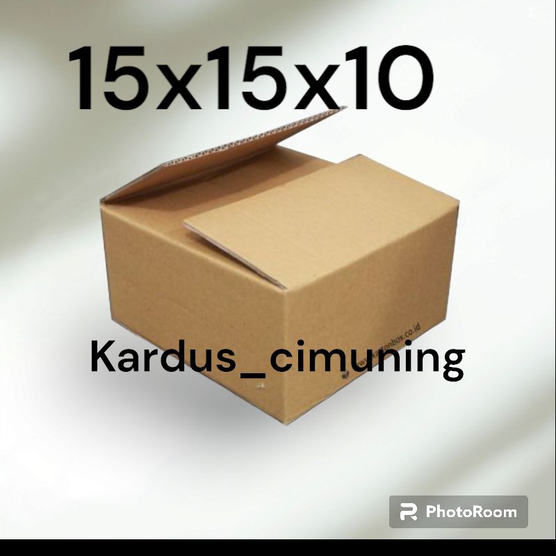 

kardus box packing 15x15x10