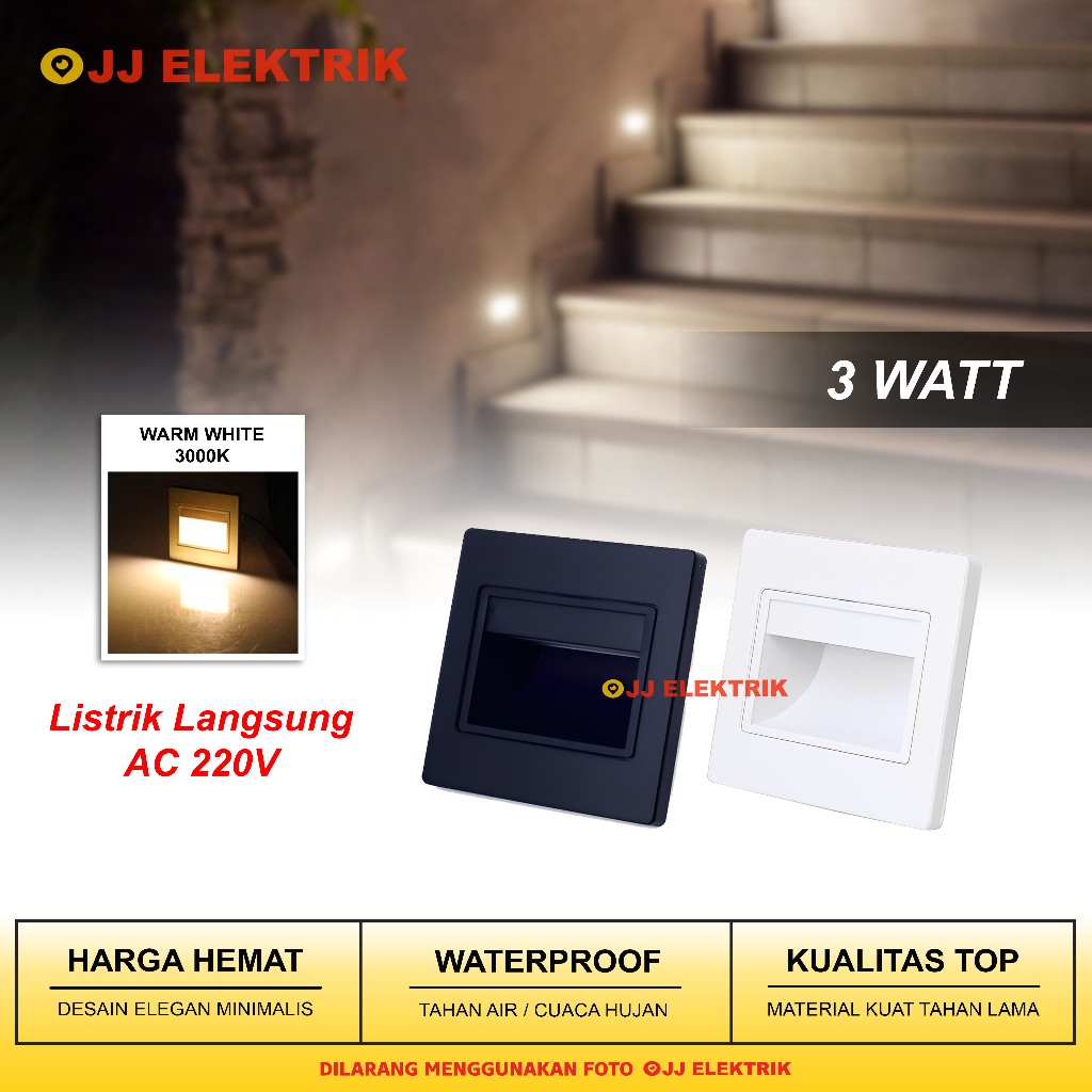 Lampu Tangga LED Tanam Step Light