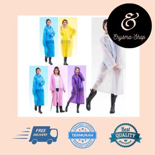ERYSMA-SHOP | JAS HUJAN EVA - JAS HUJAN TEBAL PONCO - JAS HUJAN PLASTIK RAINCOAT