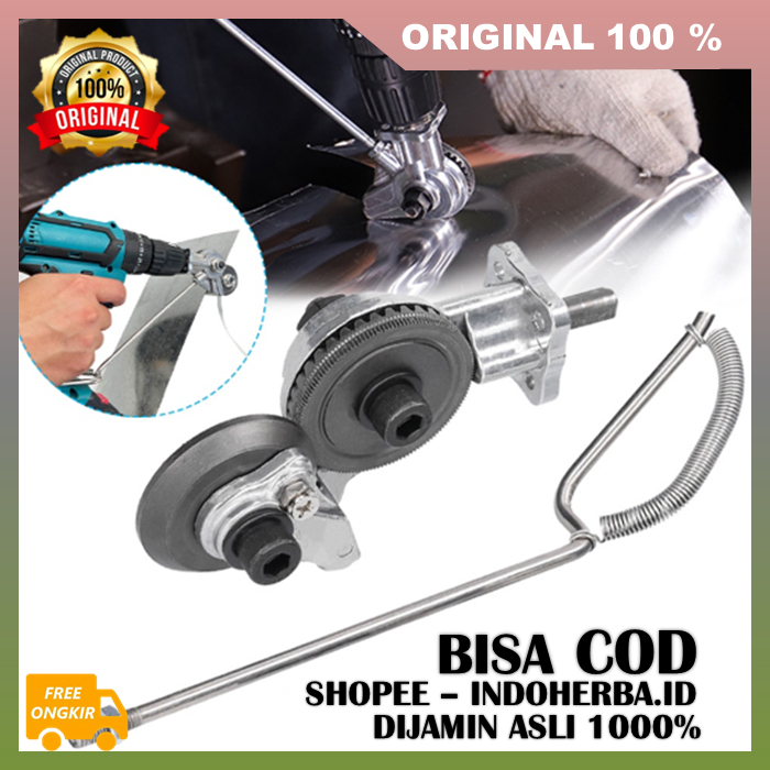 Plate Cutter Adapter / Adaptor Drill Refitting Shears Plate Cutter Alat Potong Plat ORIGINAL