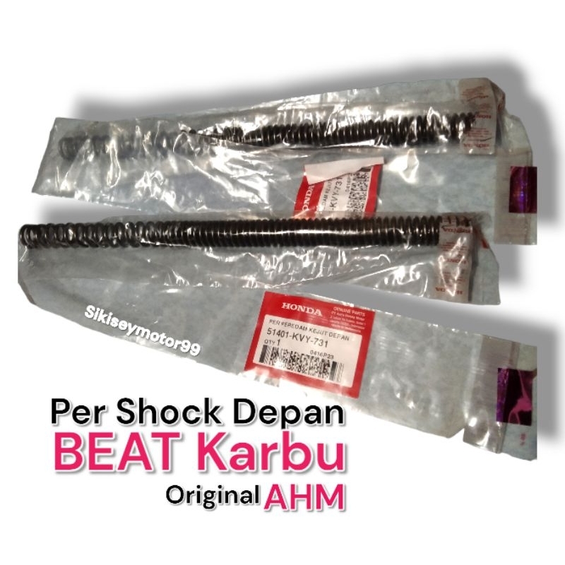 PER SHOCK DEPAN BEAT ORI AHM 51401-KVY-731. (1pasang)