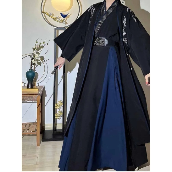 Hanfu men's and women's clothing, traditional Chinese embroidery, Hanfu couple clothing, carnival ro