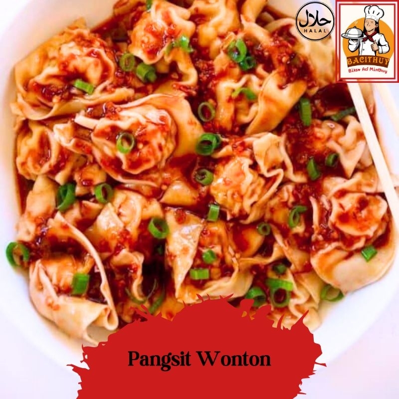 

Pangsit wonton pedas viral - pangsit kuah isi 5 pcs - pangsit isi ayam udang original