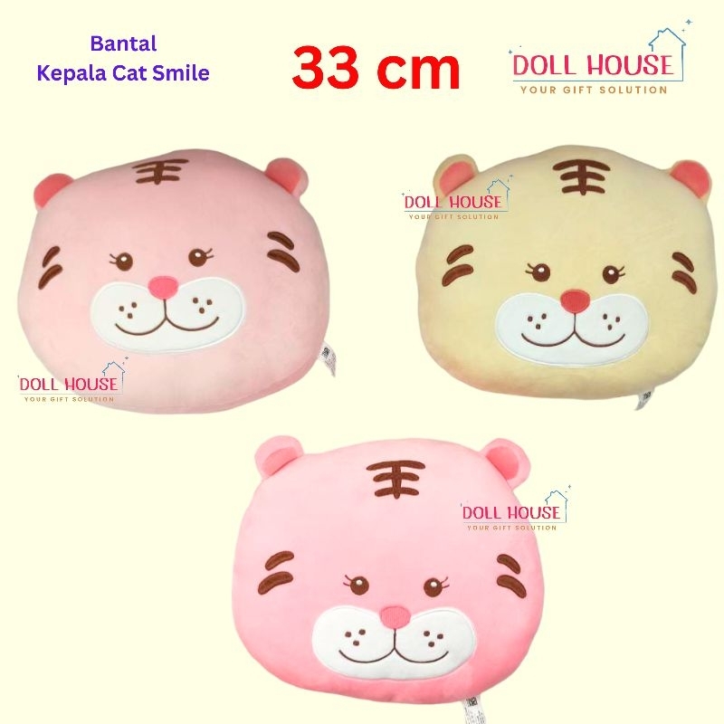 Bantal Kepala Cat Soft / Bantal Kucing Soft / Bantal Kepala Kucing / Bantal Cat Cute / Bantal Cat Sm