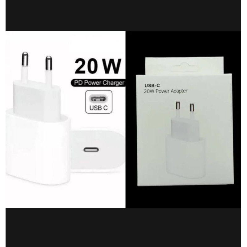 BATOK CHARGER IPHONE TYPE C 20W SUPER FAST CHARGING