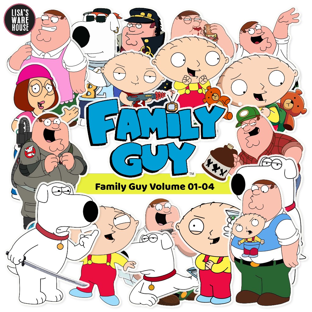 

Sticker Family Guy Volume 01-04