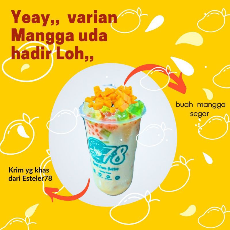 

Es Teler 78 varian Mangga/Mango