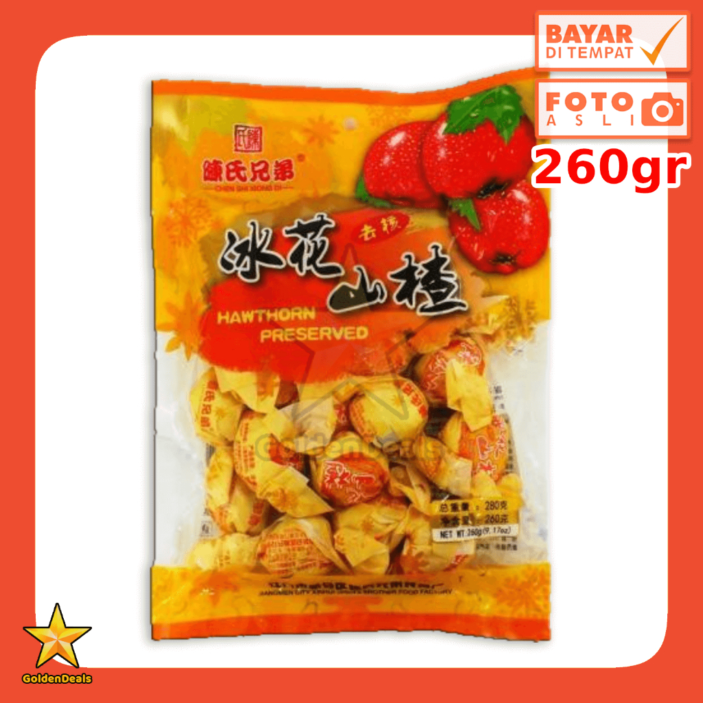 

Manisan Imlek - Chen Shi Xiong Hawthorn Preserved 260 gr