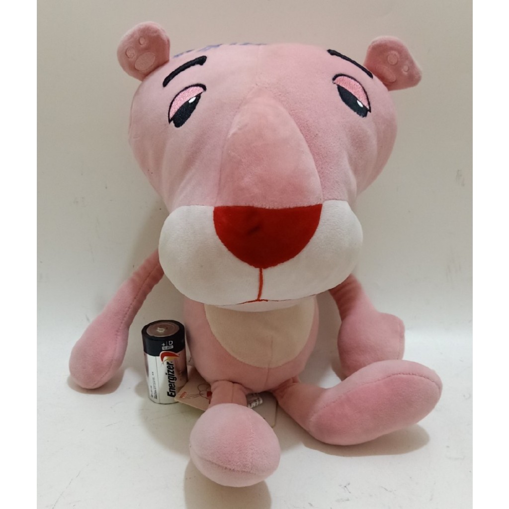 miniso life pink panther plush doll boneka