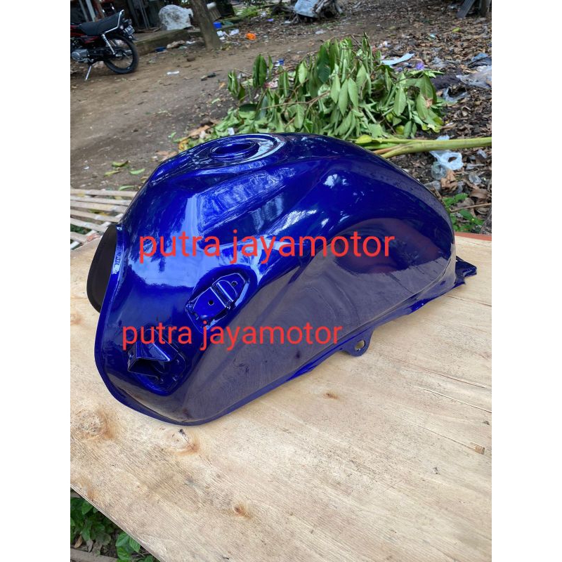 TANGKI BENSIN HONDA MEGAPRO MONOSHOCK WARNA BIRU