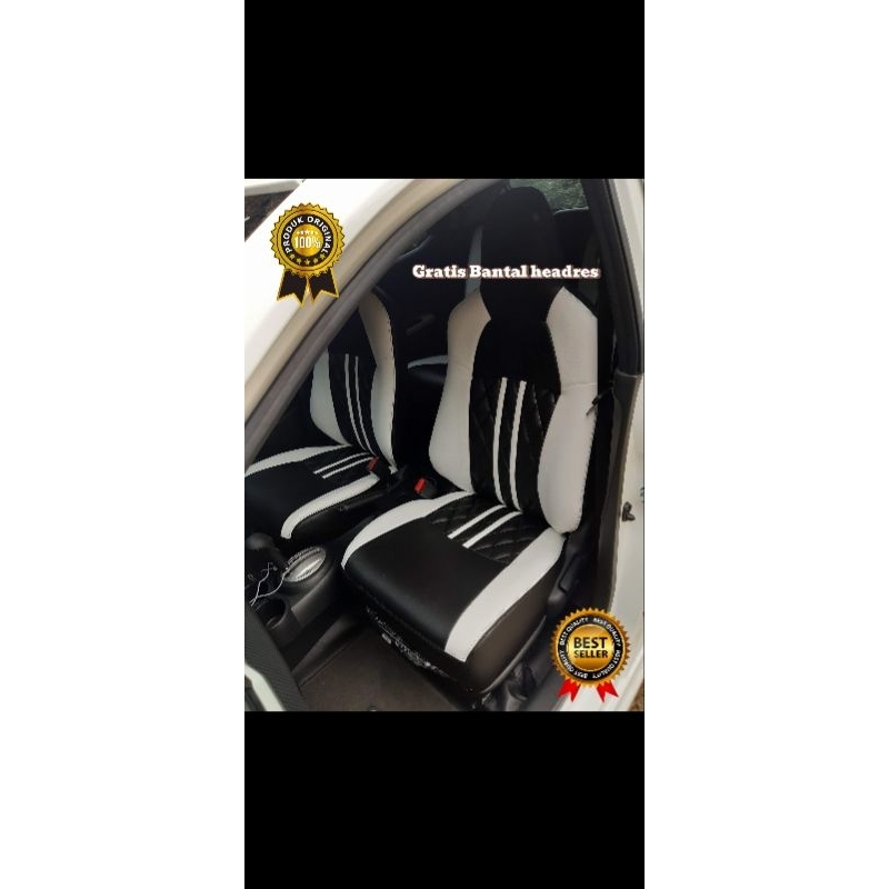 Sarung jok mobil Brio 2015 - 2023 Bahan mb tech