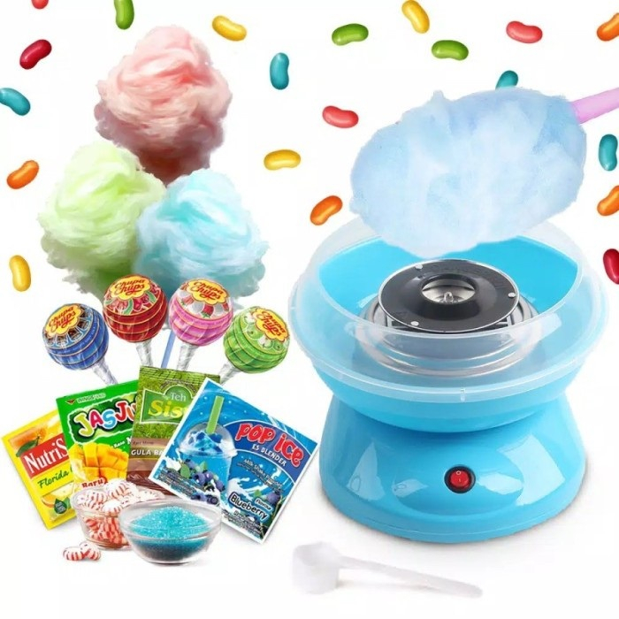 Queen Mesin Gulali Mini Electric Cotton Candy / Floss Maker Alat Pembuat Permen Kapas