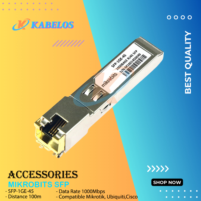 Mikrobits SFP Transceiver (RJ45) SFP-1GE-45