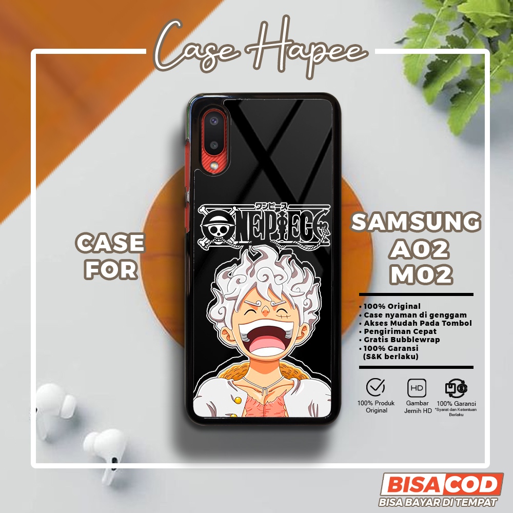 Case Samsung A02 M02 Casing Samsung A02 M02 [GEAR 5] Casehapee Case Glossy Case Aesthetic Custom Cas
