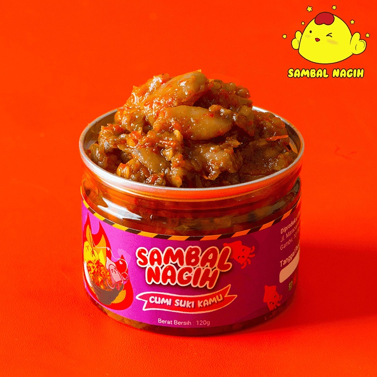 

[☻P23@] Sambal Nagih - Sambal Cumi Toples Promo Spesial