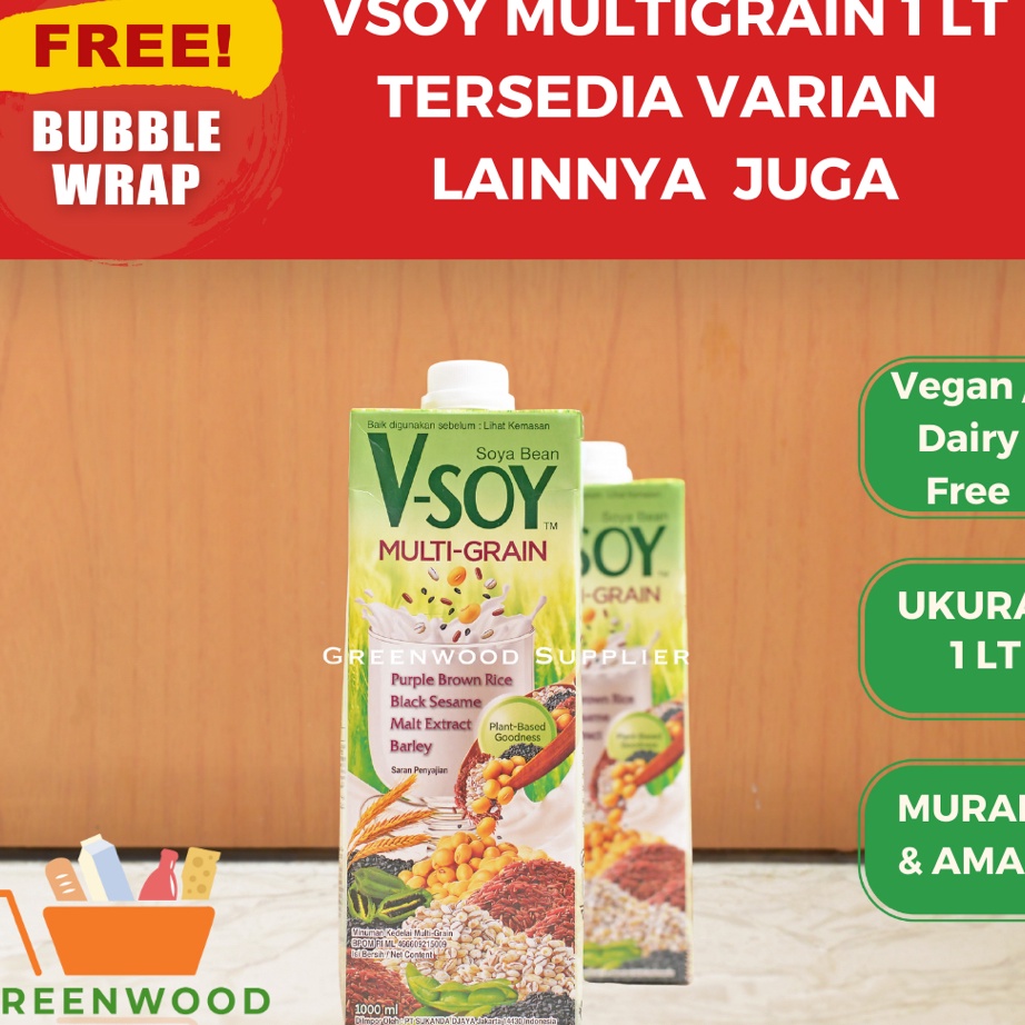 

[KODE YRAJZ] VSOY Multigrain 1 Liter
