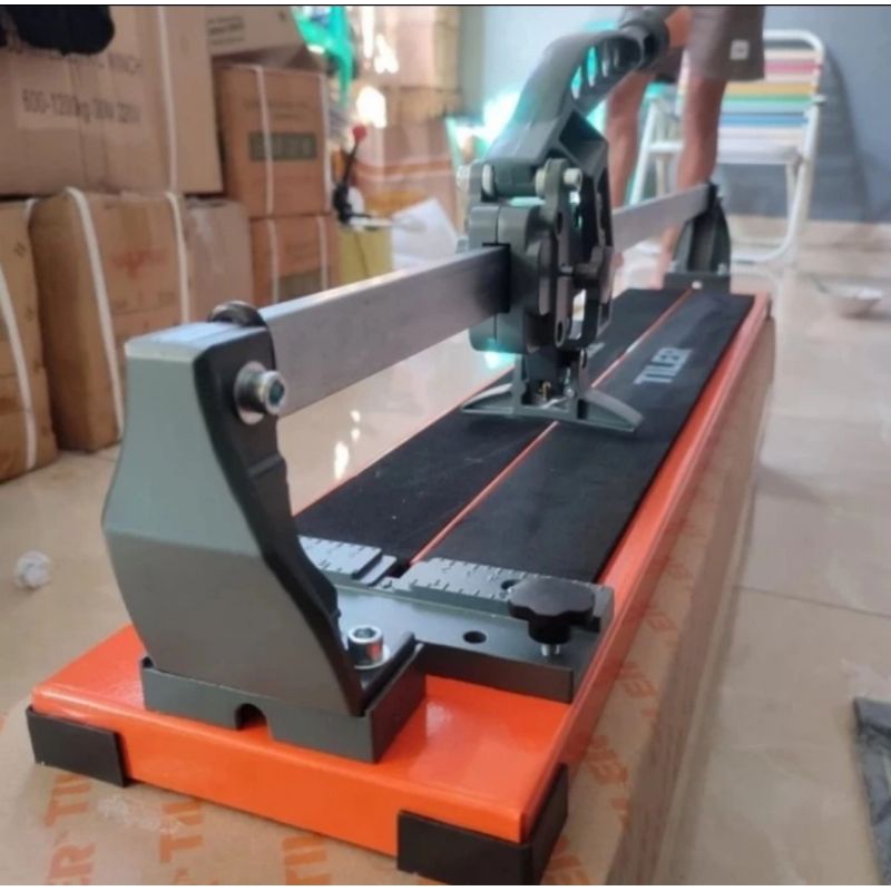 alat potong granit keramik dorong 80 cm laser merek tilet italy +tas