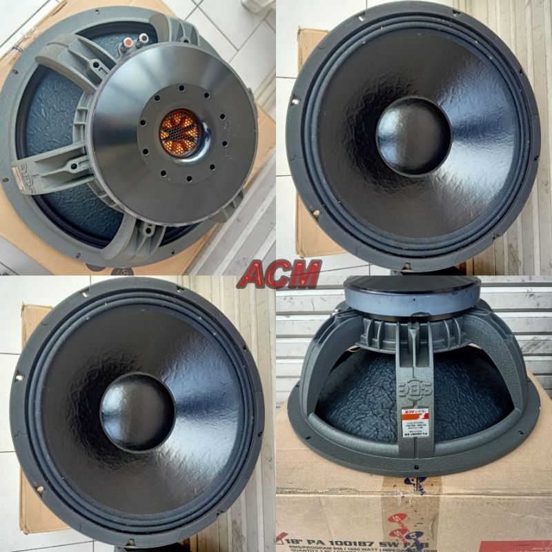SPEAKER COMPONENT ACR FABULOUS PA-100187 SW SUBWOOFER 18 INCH