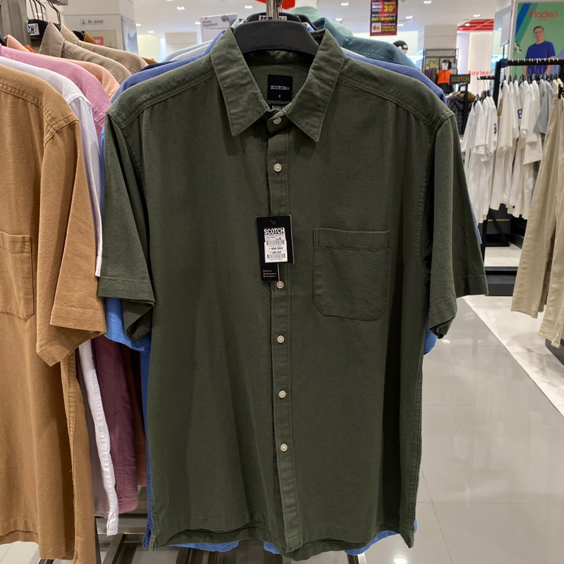 SCOTCH KEMEJA POLOS LENGAN PENDEK MATAHARI
