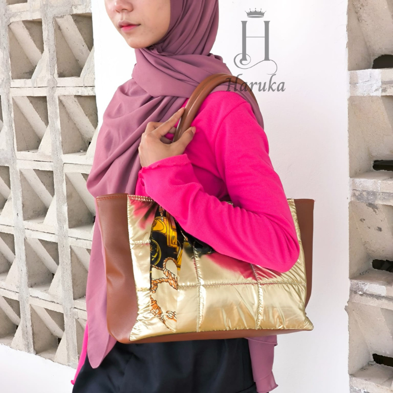 HARUKA OFFICIALSHOP - Totebag Wanita Tas Kantor Jinjing Shoulder Bag