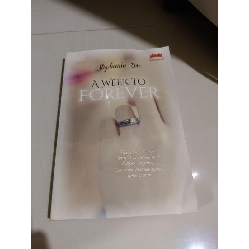 novel Stephanie Zen A WEEK TO FOREVER(preloved)