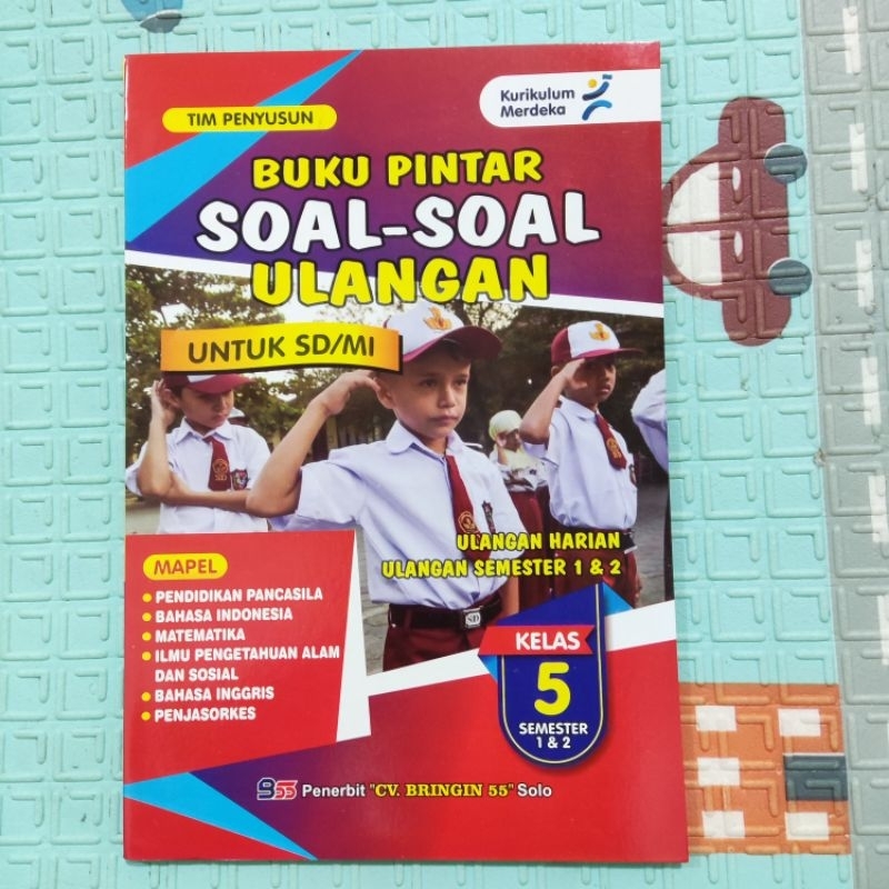 Buku Pintar Soal Soal Ulangan Kelas 5 SD/MI Semester 1 & 2 - B55