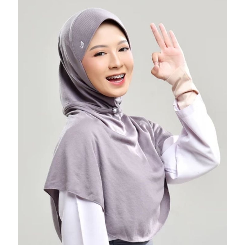 ORI RABBANI KAS PICANTO kerudung anak sekolah hijab instan kaos