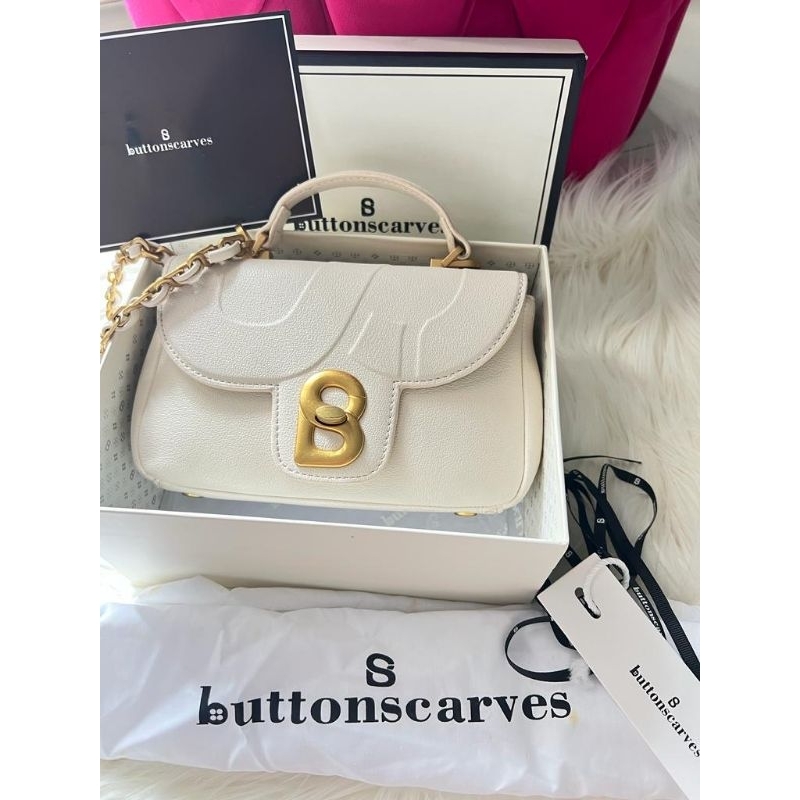 Preloved buttonscarves alma flap bag small (sugar)