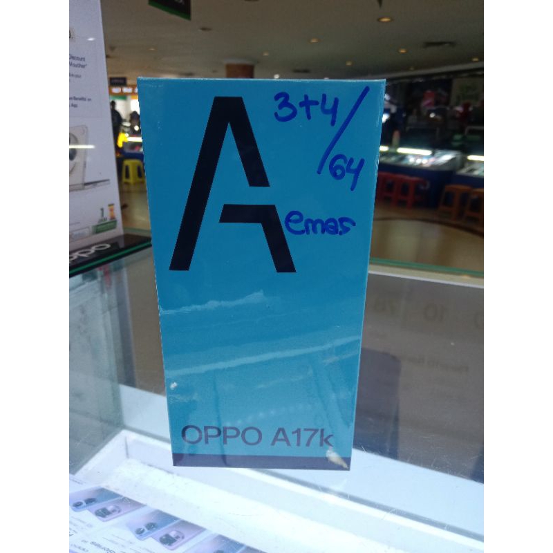 oppo a17k ram 3/64 garansi resmi