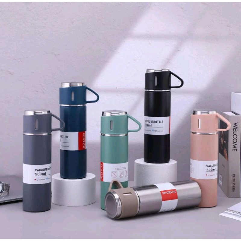 TERMOS VACUM SULTAN TAHAN PANAS / TERMOS AIR PANAS MINI FREE 2 GELAS