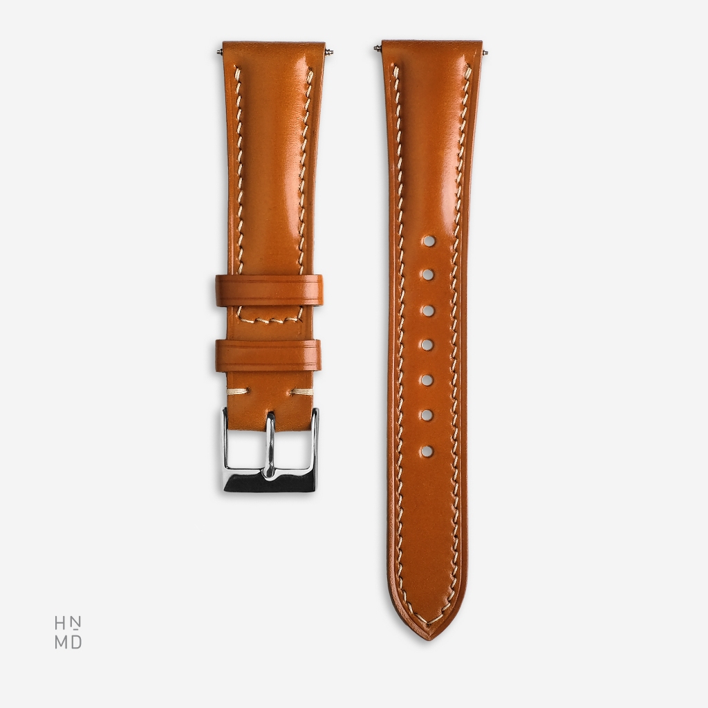 The Famous Shell Cordovan Premium Handmade Leather Strap