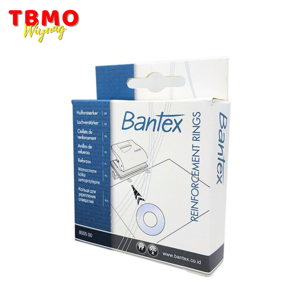 

TBMO Bantex Reinforcement Ring PP Material 250 pcs 8005 00